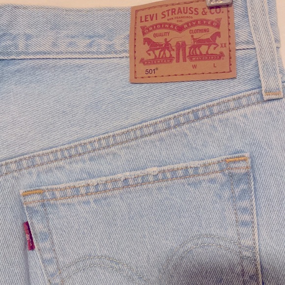 Levi’s 501 •New/Never Worn •High Rise• Cut Off Short - Picture 5 of 7